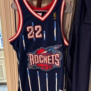 Rockets Throwback Clyde Drexler Jersey